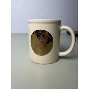 Classic Cream Mug with Gold Seal